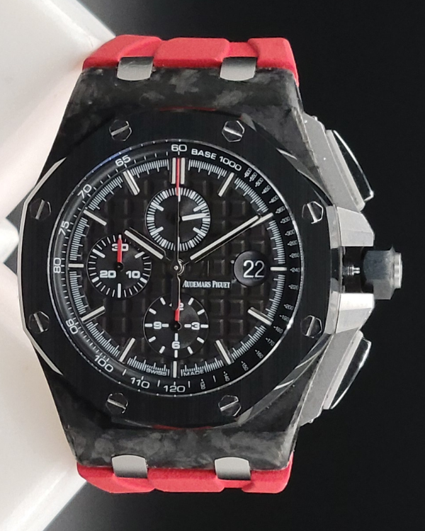 Audemars Piguet Royal Oak Offshore 44MM Black Dial Rubber Strap (26400AU.OO.A002CA.01)