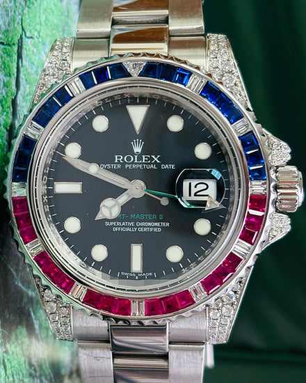 Rolex GMT-Master II 40MM Black Dial Oyster Bracelet (116710LN)