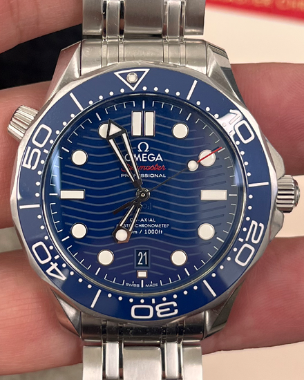 Omega Seamaster Diver 300M 42MM Blue Dial Steel Bracelet (210.30.42.20.03.001)