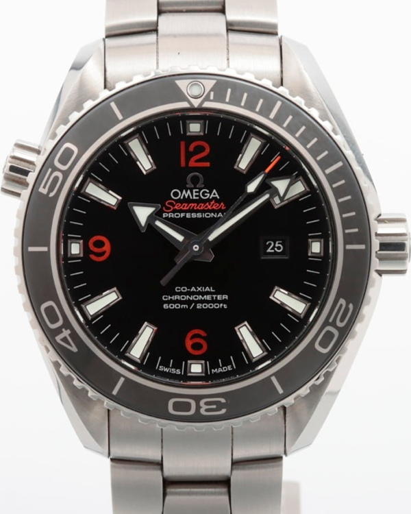 Omega Seamaster Planet Ocean 37.5MM Black Dial Steel Bracelet (232.30.38.20.01.002)
