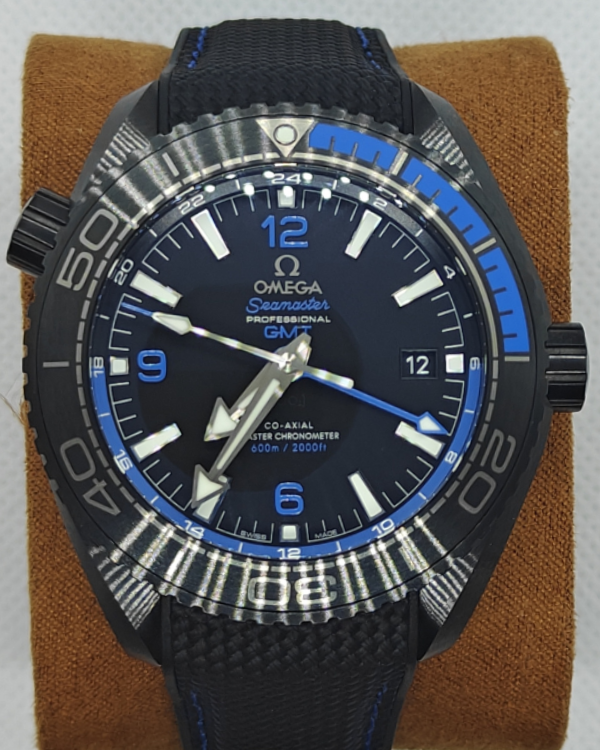 2017 Omega Seamaster Planet Ocean 600M 45.5MM Black Dial Textile Strap (215.92.46.22.01.002)