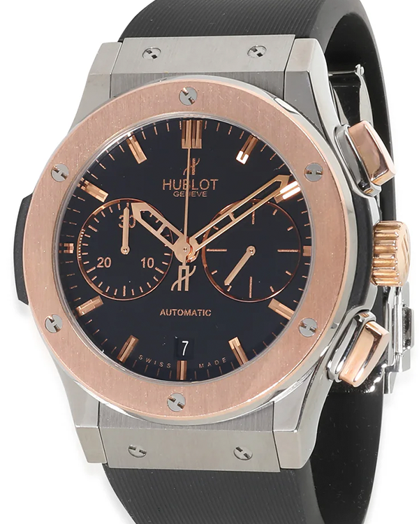 Hublot Classic Fusion 45MM Black Dial Rubber Strap (521.NO.1181.RX)