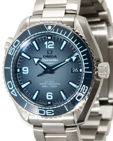 2024 Omega Seamaster Planet Ocean 600M 39.5MM Blue Dial Steel Bracelet (215.30.40.20.03.002)