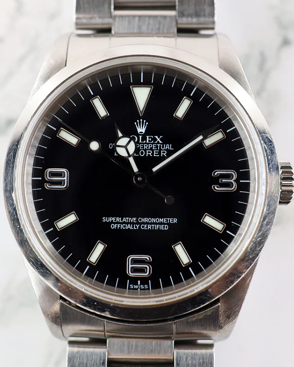 1999 Rolex Explorer 36MM Black Dial Oyster Bracelet (14270)