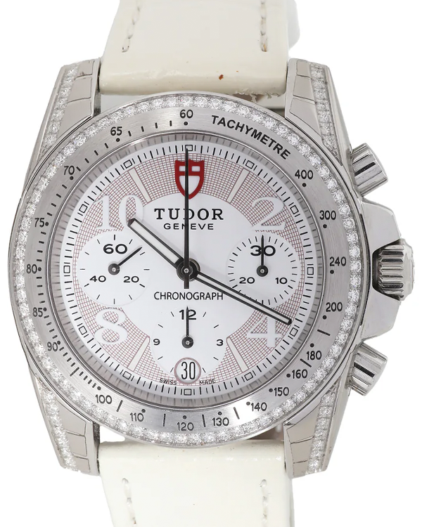 Tudor Grantour Chrono Fly-Back 41MM Silver Dial Leather Strap (20310)