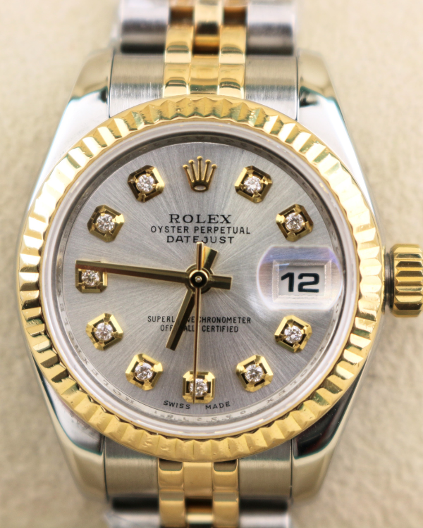 2010 (G Serial) Rolex Datejust 26MM Silver Dial Two-Tone Jubilee Bracelet (179173)