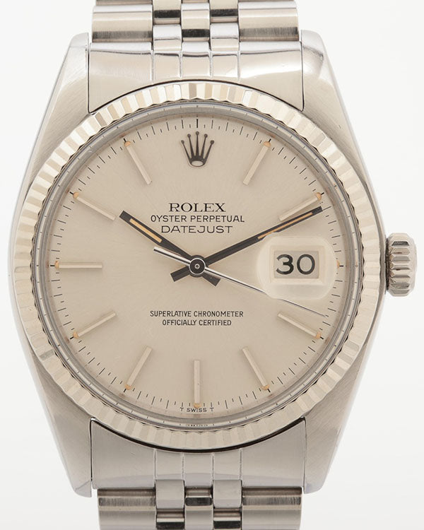 Rolex Datejust 36MM Silver Dial Jubilee Bracelet (16014)