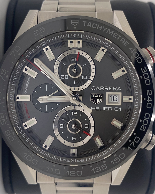 2017 TAG Heuer Carrera Steel Grey Dial (CAR201W.BA0714)