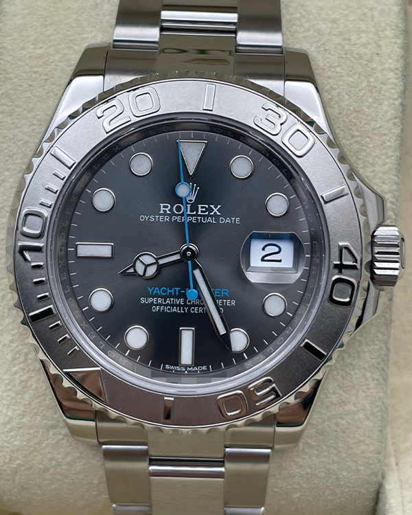 2017 Rolex Yacht-Master 40 Steel Rhodium Dial (116622)