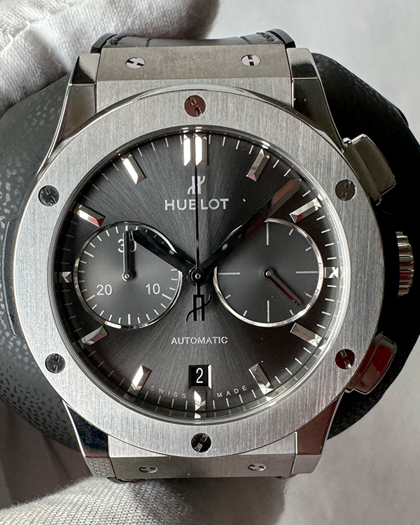 2022 Hublot Classic Fusion Racing 45MM Grey Dial Leather Strap (521.NX ...