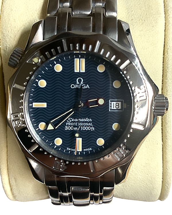 Omega Seamaster Diver 300M 39.3MM Quartz Grey Dial Steel Bracelet (2542.8)