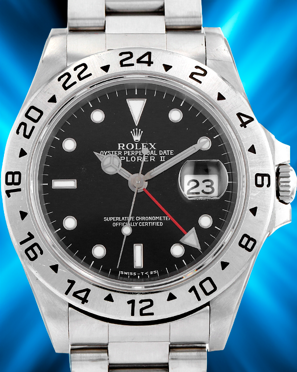 1997 Rolex Explorer II 40MM Black Dial Oyster Bracelet (16570)