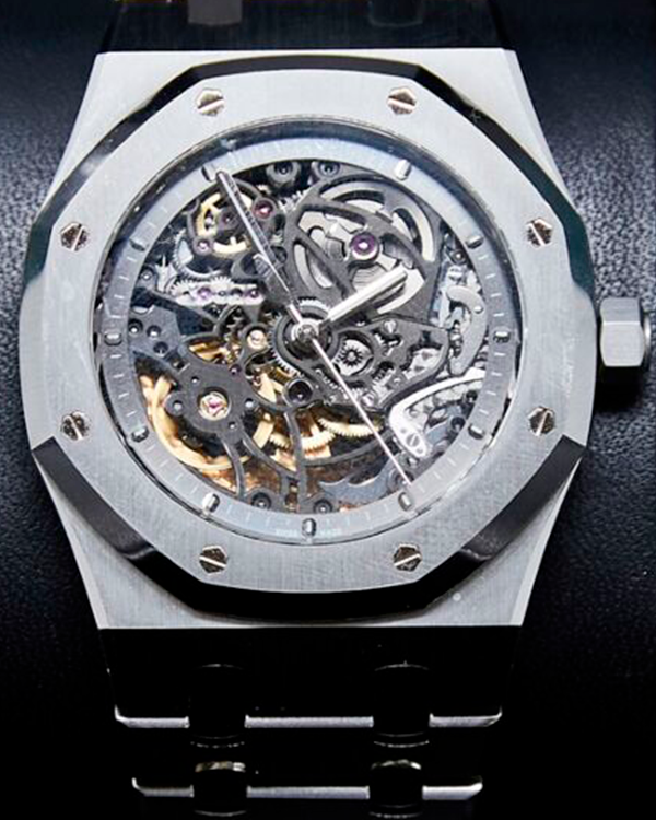 Audemars Piguet Royal Oak 39MM Skeleton Dial Steel Bracelet (15305ST)