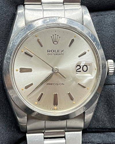 Rolex Oyster Precision 34MM Silver Dial Oyster Bracelet (6694)