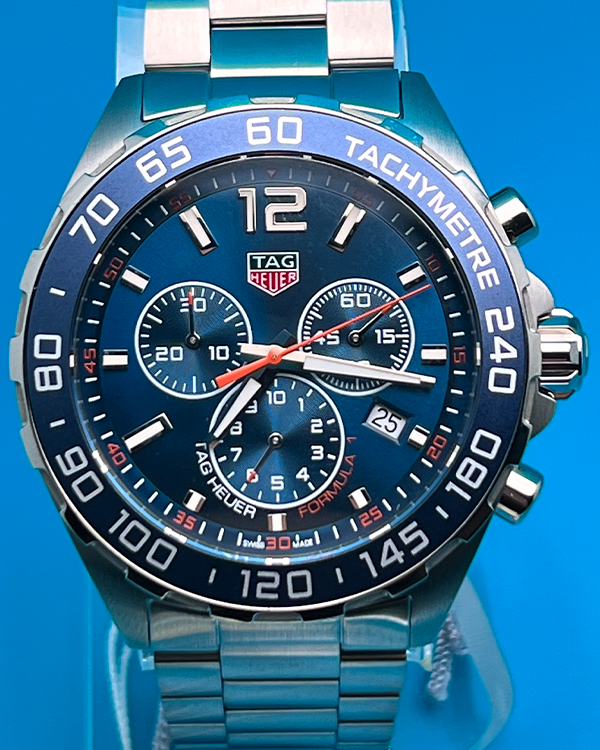 No Reserve - 2021 Tag Heuer Formula 1 Quartz Steel Blue Dial (CAZ1014.BA0842)