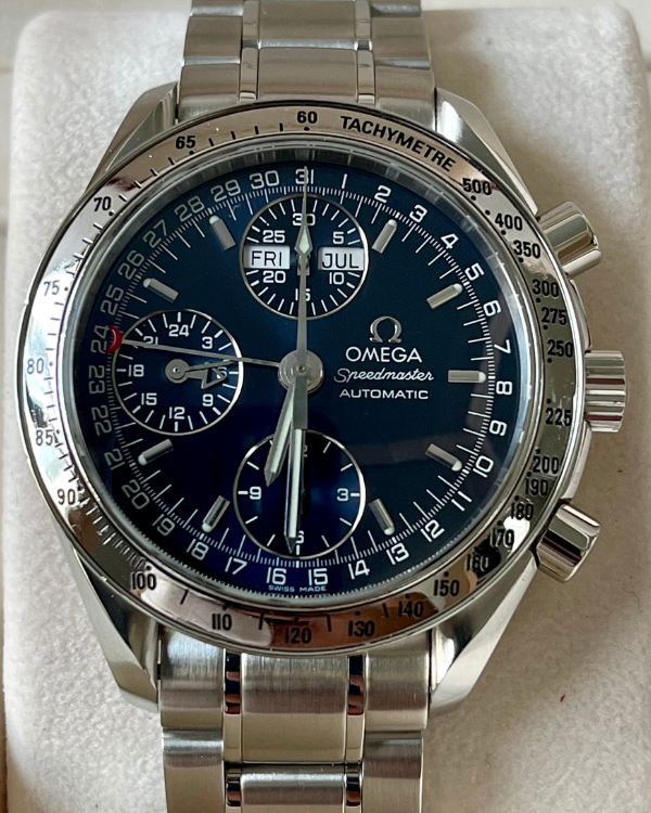 Omega Speedmaster Day-Date Steel Blue Dial (3523.80.00)