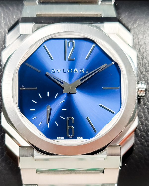 2020 Bvlgari Octo Finissimo Automatic 40MM Blue Dial Steel Bracelet (103431)