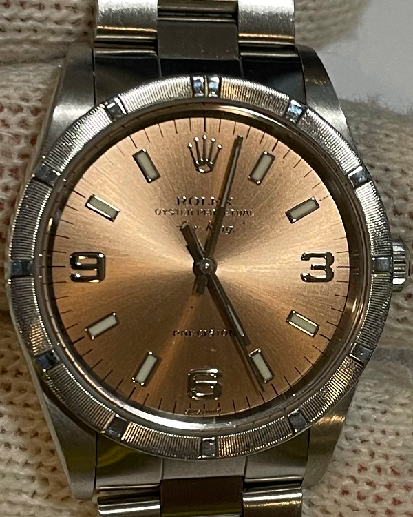 Rolex Air-King 34MM Salmon Dial Oyster Bracelet (14010)