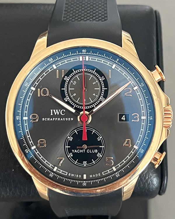 2016 IWC Portugieser Yacht Club Chronograph Rose Gold Grey Dial (IW390209)