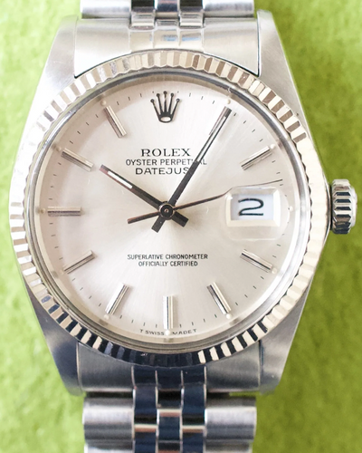 Rolex Datejust 36MM Silver Dial Jubilee Bracelet (16014)