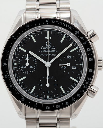 Omega Speedmaster Reduced 39MM Black Dial Steel Bracelet (3539.50.00)