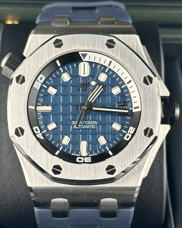 Audemars Piguet Royal Oak Offshore 42MM Blue Dial Rubber Strap (15720ST)