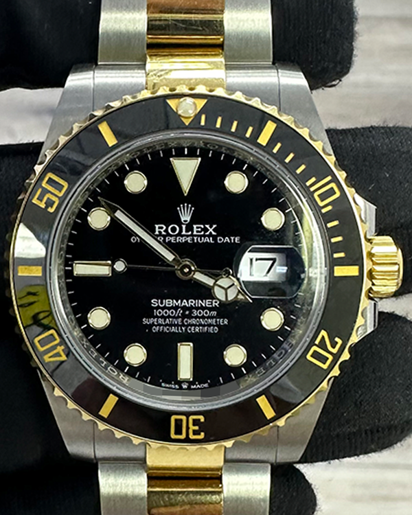 2022 Rolex Submariner Date 41MM Black Dial Two-Tone Oyster Bracelet (126613LN)