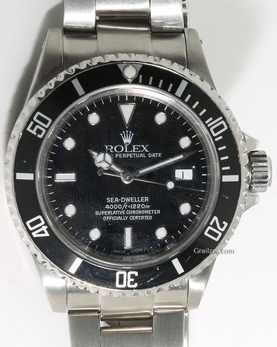 (P Serial) Rolex Sea-Dweller 40MM Black Dial Oyster Bracelet (16600)