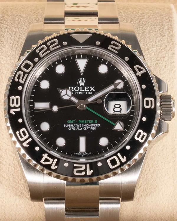 2011 Rolex GMT-Master II 40MM Black Dial Oyster Bracelet (116710LN)