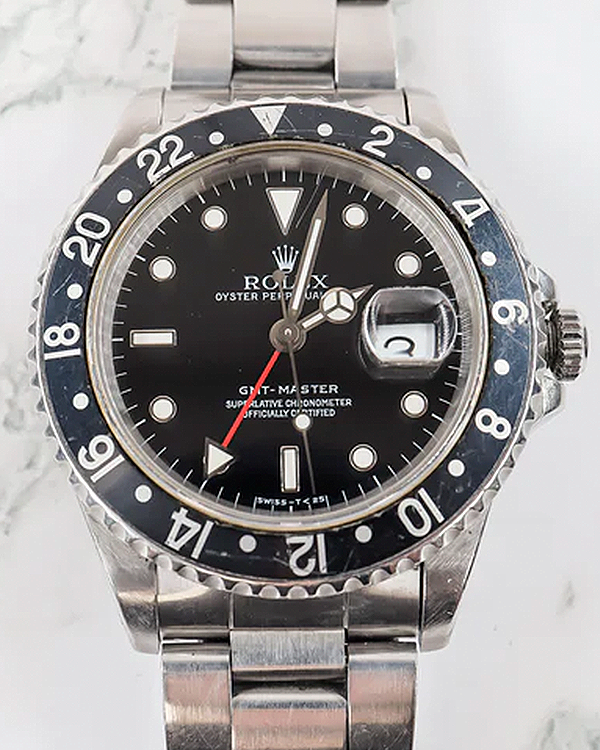 1996 (T Serial) Rolex GMT-Master 40MM Black Dial Oyster Bracelet (16700)