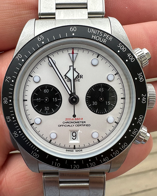 2023 Tudor Black Bay Chrono "Panda" 41MM White Dial Steel Bracelet (79360N)