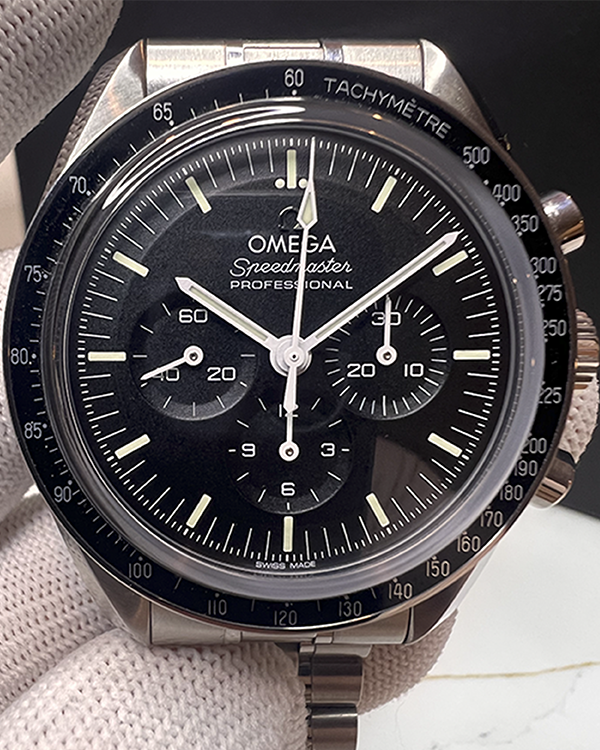 2021 Omega Speedmaster Professional Moonwatch 42MM Bracelet Steel Black Dial (310.30.42.50.01.002)