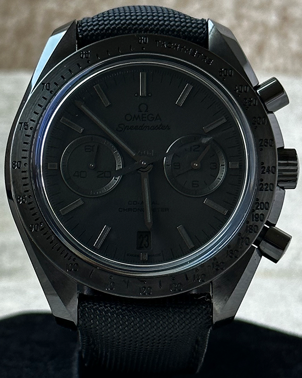 Omega speedmaster black side of the moon best sale