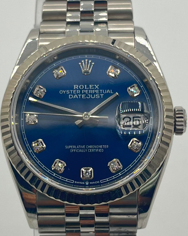 Rolex Datejust 36MM Blue Dial Jubilee Bracelet (126234)