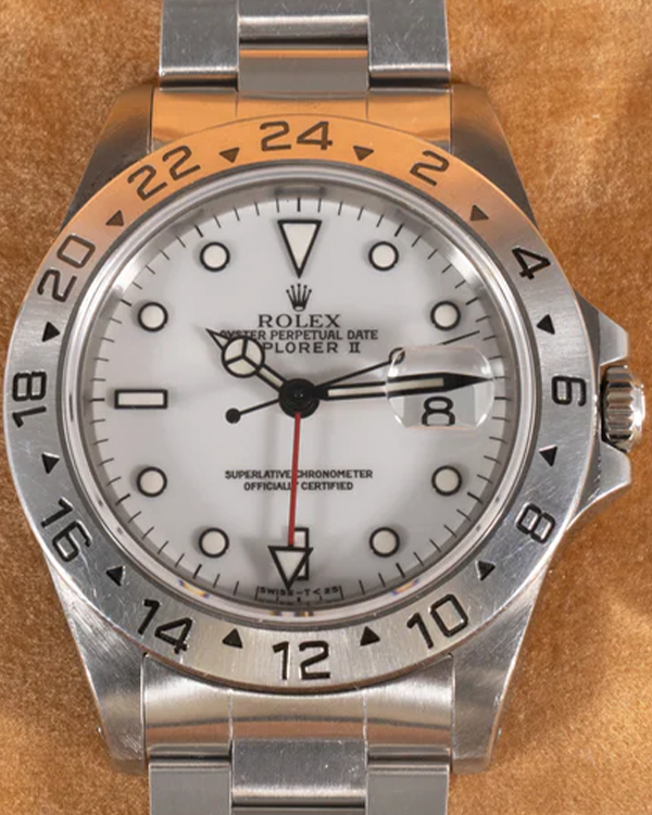 1997 Rolex Explorer II "Polar" 40MM White Dial Oyster Bracelet (16570)