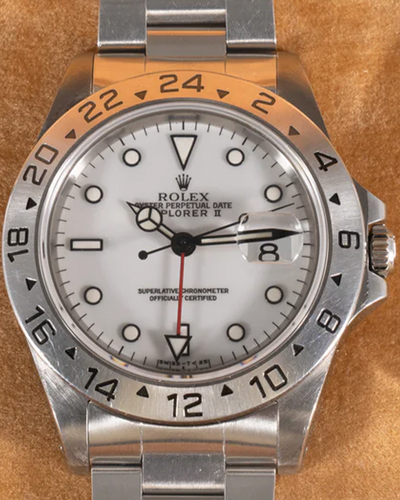 1997 Rolex Explorer II "Polar" 40MM White Dial Oyster Bracelet (16570)