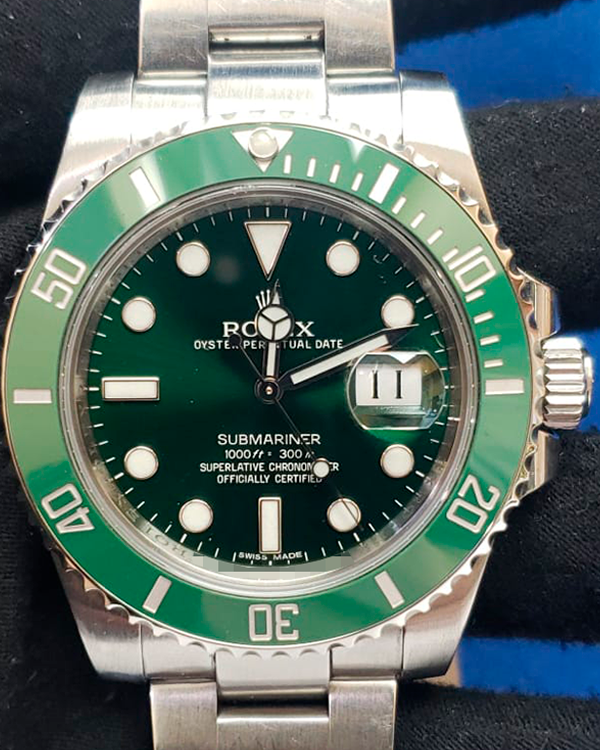Rolex Submariner Date "Hulk" 40MM Green Dial Steel Oyster Bracelet (116610LV)