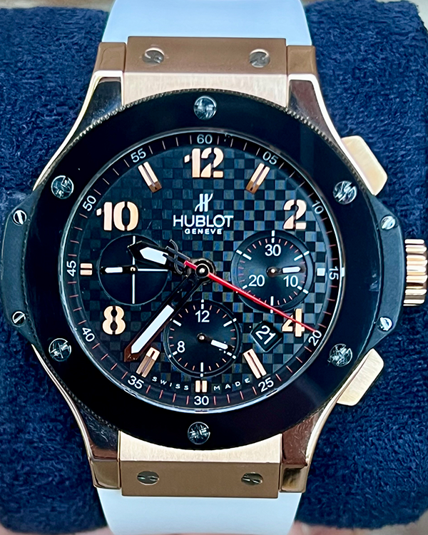 Hublot Big Bang 44MM Black Dial Rubber Strap (301.PB.131.RX)