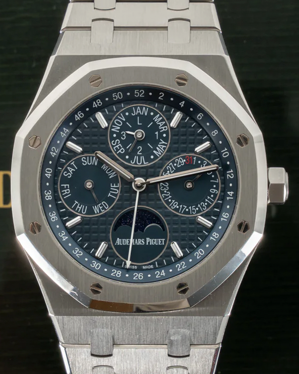 2016 Audemars Piguet Royal Oak Perpetual Calendar 41MM Blue Dial Steel Bracelet (26574ST.OO.1220ST.02)