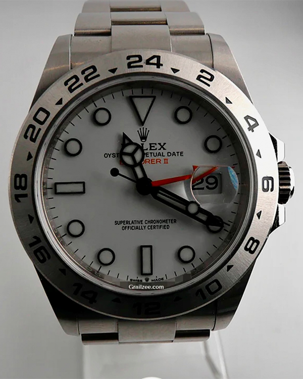 2022 Rolex Explorer II "Polar" 42MM White Dial Oyster Bracelet (226570)