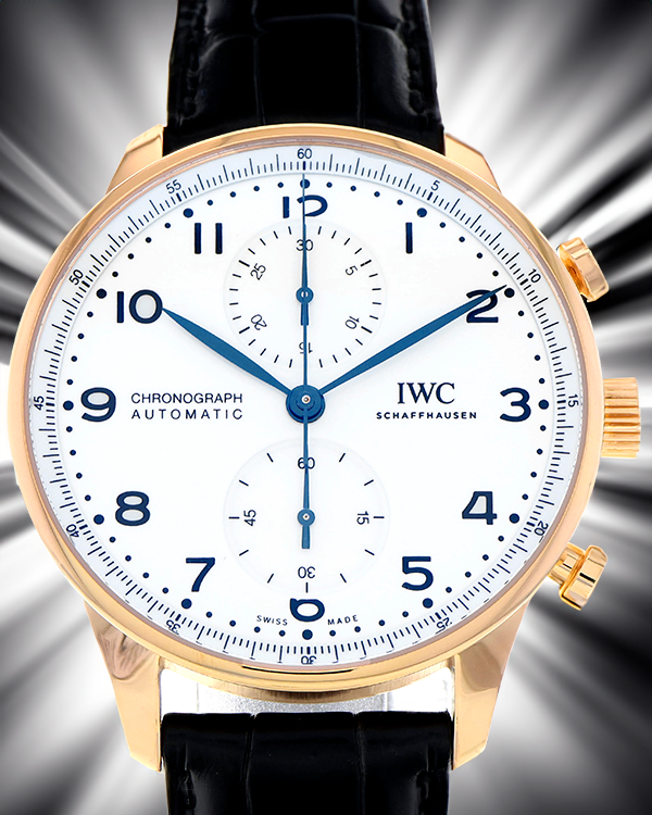 2019 IWC Schaffhausen Portuguese "150 Years" 41MM White Dial Leather Strap (IW371603)