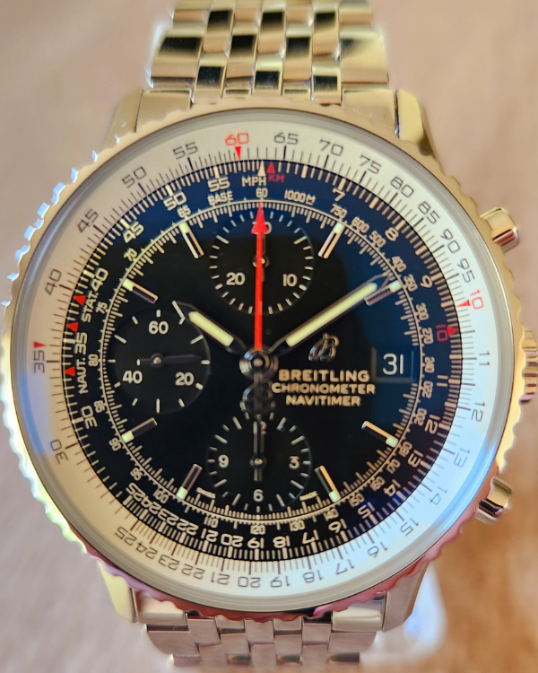 2023 Breitling Navitimer Chronograph 41MM Steel Black Dial (A13324)