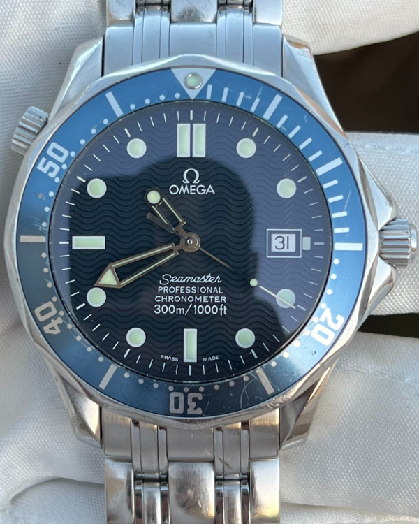 2001 Omega Seamaster Diver 300M 41MM Blue Dial Steel Bracelet (2531.80.00)