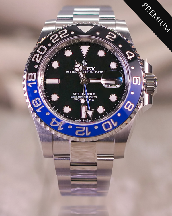 2023 Rolex GMT-Master II "Batman" 40MM Black Dial Oyster Bracelet (126710BLNR)