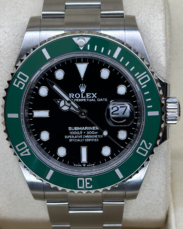 2021 Rolex Submariner Date "Starbucks" 41MM Black Dial Oyster Bracelet (126610LV)