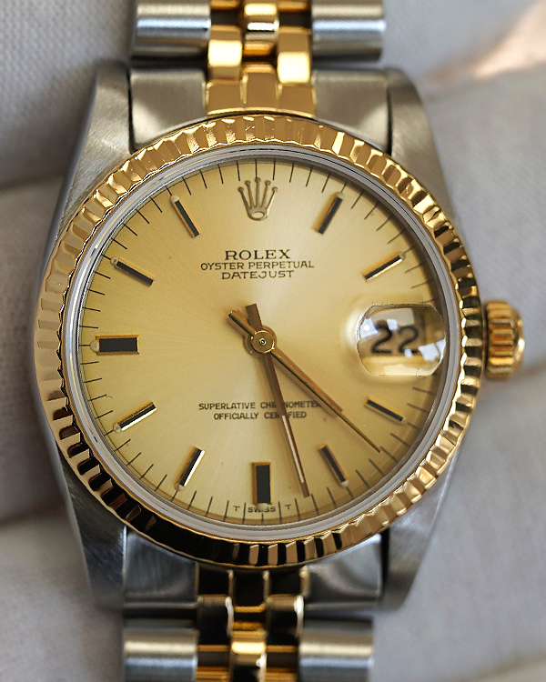 Rolex Datejust 31MM Champagne Dial Two-Tone Jubilee Bracelet (68273)