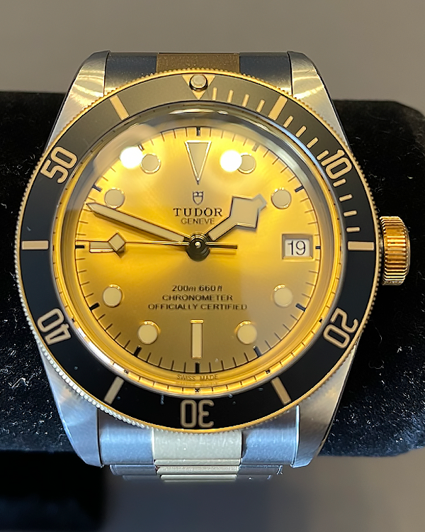 2021 Tudor Black Bay S&G 41MM Champagne Dial Two-Tone Bracelet (79733N)