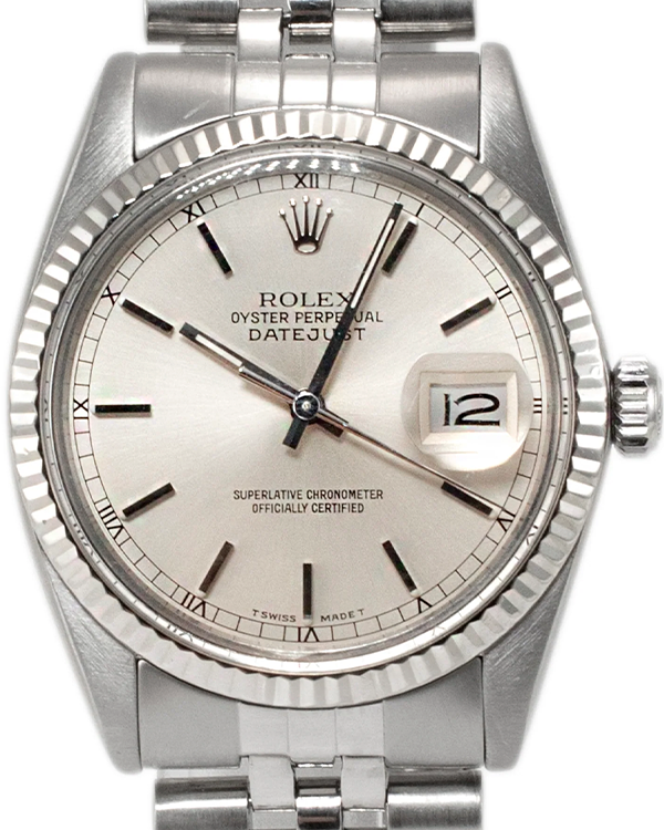 1982 Rolex Datejust 36MM Silver Dial Jubilee Bracelet (16014)