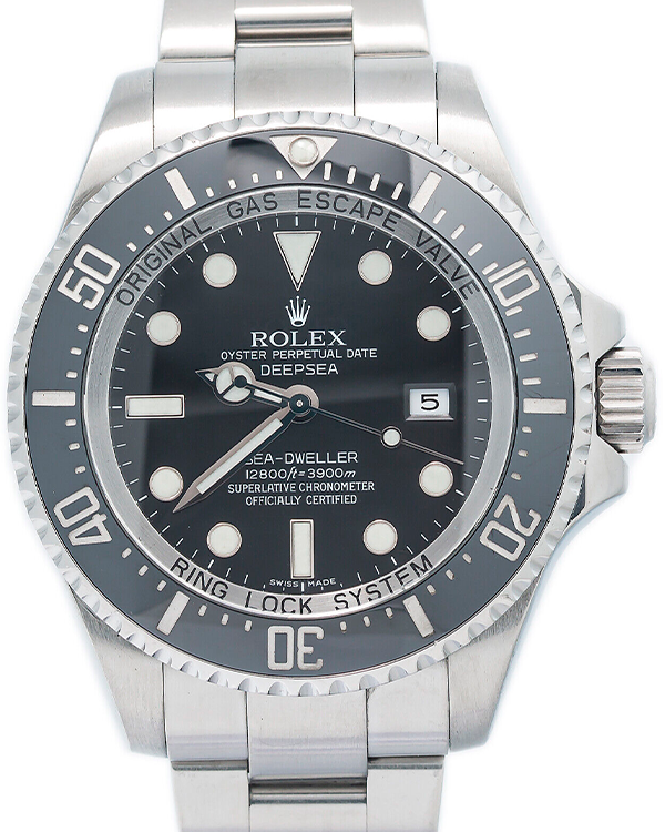 Rolex Sea-Dweller Deepsea 44MM Black Dial Steel Bracelet (116660)