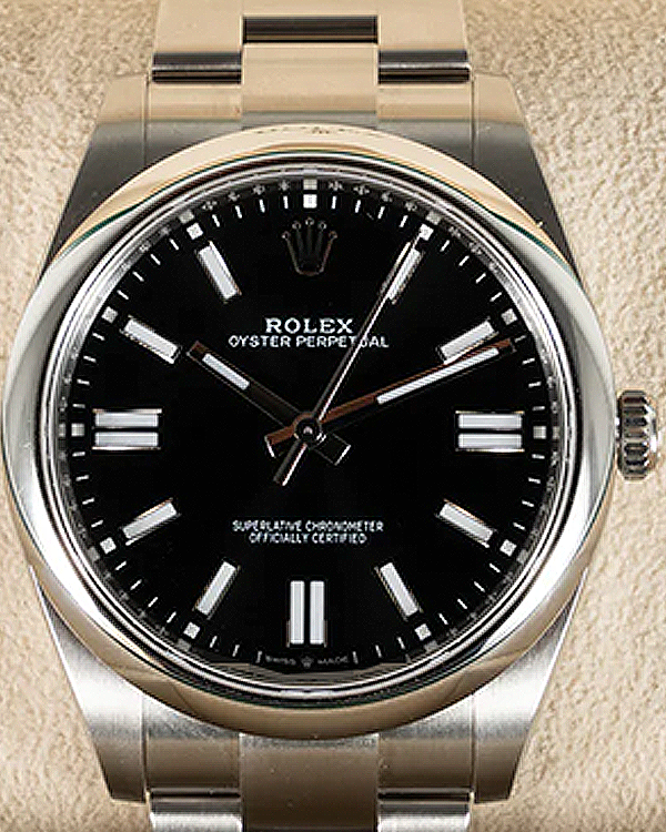 2023 Rolex Oyster Perpetual 41MM Black Dial Oyster Bracelet (124300)